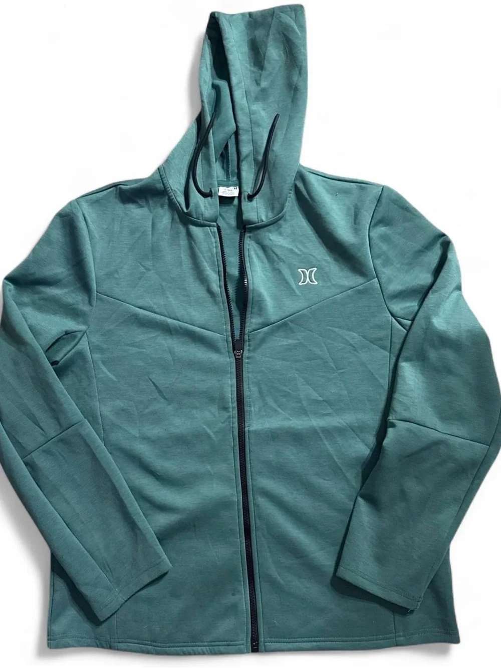 Hurley Deep Teal Full-Zip Hoodie